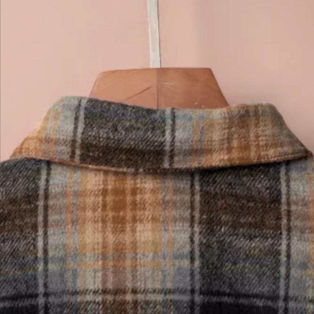 1  L left❤New plaid shirt dress - Picture 7 of 17